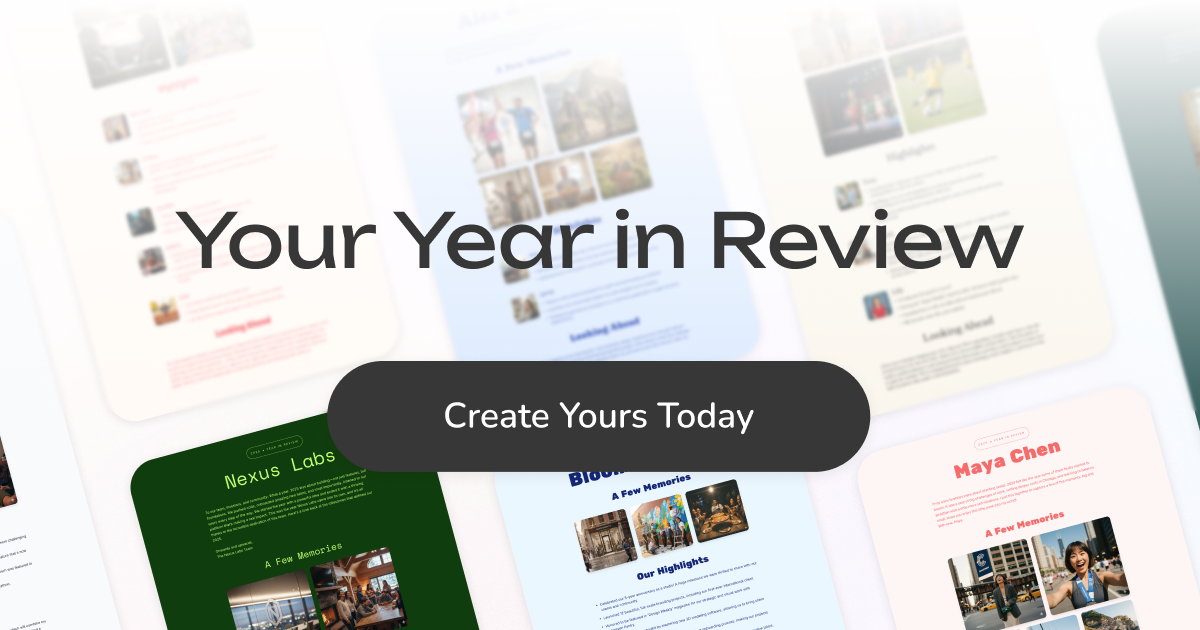 Your Year in Review